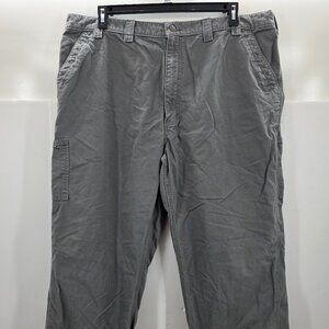 Carhartt Original Dungaree Fit B151 FAT Men's Work Pants Gray 44x30